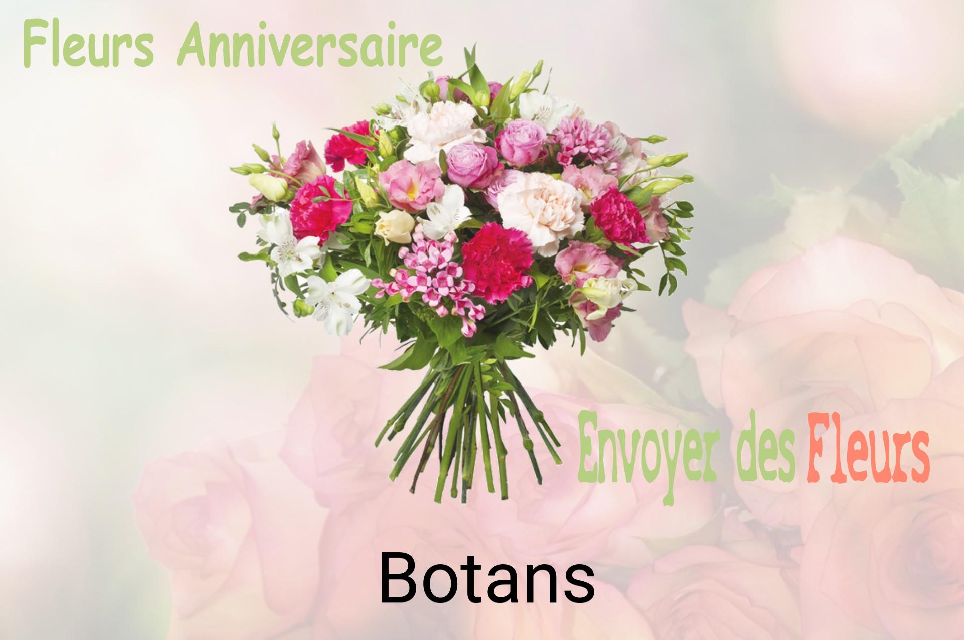 Bouquet de fleurs d’anniversaire livré à Botans